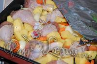 Запеченная курица с овощами - Шаг 3