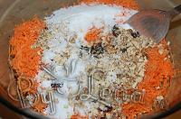 Морковно-овсяное печенье с орехами и изюмом - Шаг 3