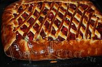 Дрожжевой пирог с вишней - Шаг 9